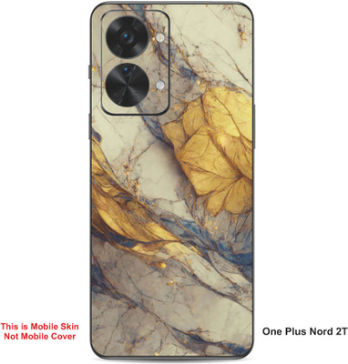 VYBE The Smart Choice One Plus Nord 2T Abstract Embossed Mobile Skin(Hippie Blue A14)