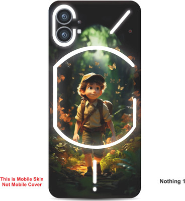 VYBE The Smart Choice Nothing 1 Animated Little Boy Mobile Skin(Light Moss Green A1)