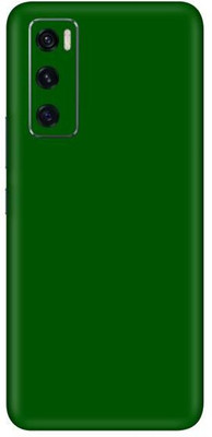 Vcare GadGets Vivo V20 SE Mobile Skin(Green Glossy)
