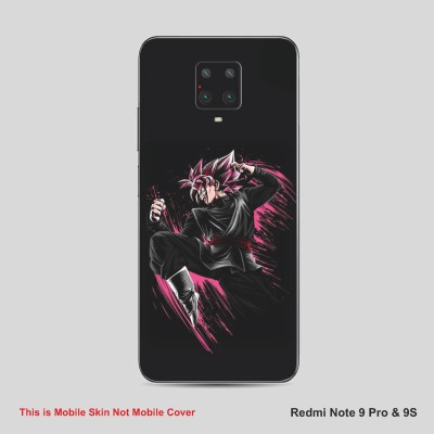 VYBE The Smart Choice Redmi Note 9 Pro & 9S Goku Mobile Skin Mobile Skin(Bashful Pink B34)