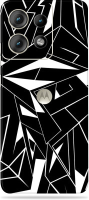 WeCre8 Skin's motorola edge 50 pro Premium Vinyl Mobile Skin (Multicolor) Mobile Skin(B&W-Abstract)