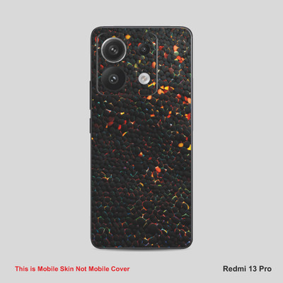 VYBE The Smart Choice Redmi 13 Pattern Mobile Skin Mobile Skin(Multi Colour T18)