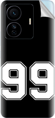 Snooky vivo iQOO Z6 Pro Mobile Skin(Black, White)