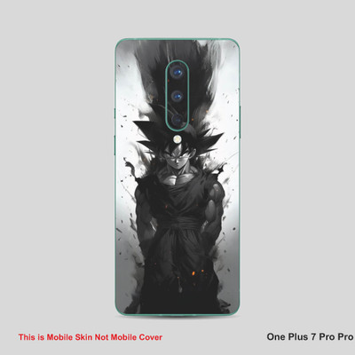 VYBE The Smart Choice One Plus 7 Pro Goku Mobile Skin Mobile Skin(Davy Grey B10)