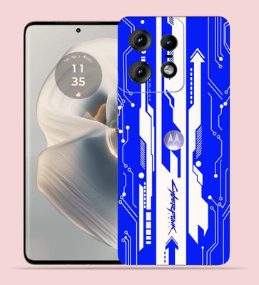 WeCre8 Skin's WeCre8 Skin's Motorola Edge 50 Pro Mobile Skin(Blue Cyberpunk)