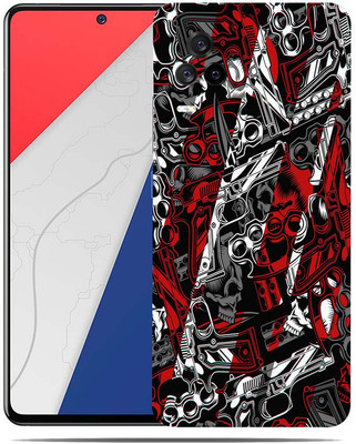 TJ CREATION VIVO iQOO 7 Legend 5G Mobile Skin(Ultra Super Multicolour With Mahroon Skin With High Matte Finish.)