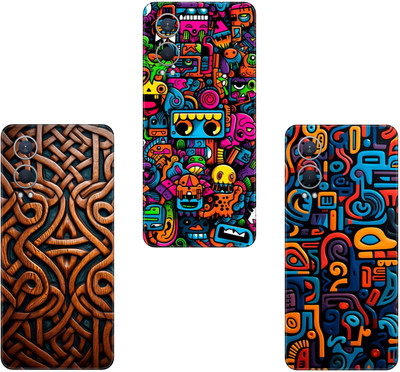 SKINADDA SAMSUNG GALAXY A02S COMBO(PACK OF 3)Camera&Back Protector Premium Vinyl Mobile Skin(Multicolor)
