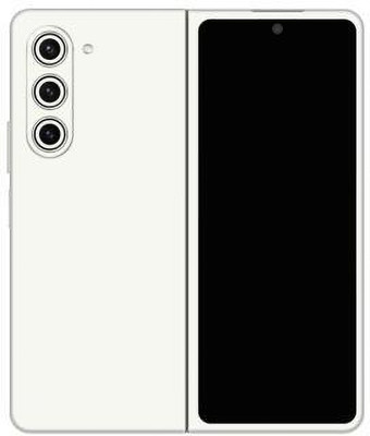 Vcare GadGets Samsung Galaxy Z Fold 5 5G Mobile Skin(White)