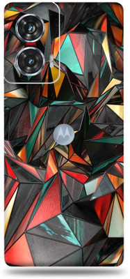 Mclaxa Moto Edge 50 Fusion Mobile Skin(Polygon Red)