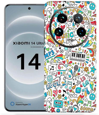OggyBaba xiaomi 14 Ultra 5g Mobile Skin(Music Graffiti)