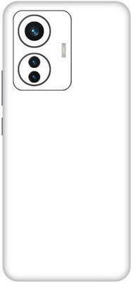 Vcare GadGets iQOO Z6 White Jet Back Side Premium Mobile Skin(White Jet)