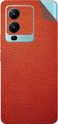 Jeeva Creation Vivo V25 Pro, vivo v25 pro Mobile Skin(Ultra Super Red Leather Skin With High Matte Finish.)