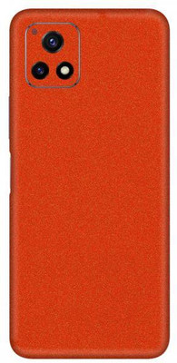 Vcare GadGets Glitter Orange vivo Y72 5G Mobile Skin(Glitter Orange)