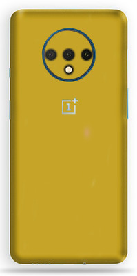 AsSkin Oneplus 7T Mobile Skin(Gold Glossy Matte Back Skin With High Matte Finish)