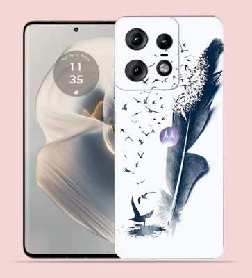 WeCre8 Skin's WeCre8 Skin's Motorola Edge 50 Pro Mobile Skin(Feather Art)