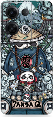SkinoMania Oppo Reno 8 Pro 5G Mobile Skin(Multicolor Ninja Panda)