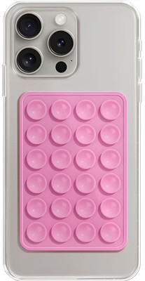 DPJ Suction Phone Case, Phone Suction Sticker [CHIPKU] [PACK OF 1] Mobile Skin(Pink)