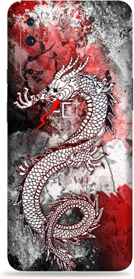 AsSkin OnePlus Nord Mobile Skin(White Dragon Skin With High Matte Finish)