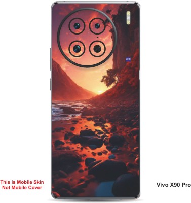 VYBE The Smart Choice Vivo X90 Pro Naturel Mobile Skin(Pale Salmon 17)