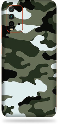 BUGGU Redmi 9 Power, redmi note 9 power Mobile Skin(Ultra Super Camouflage Winter Skin With High Matte Finish., Mobile Skin (Back+Side+Camera))