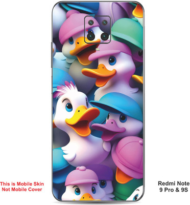 VYBE The Smart Choice Redmi Note 9S Duck Embossed Mobile Skin(Cadillac Pink 17)