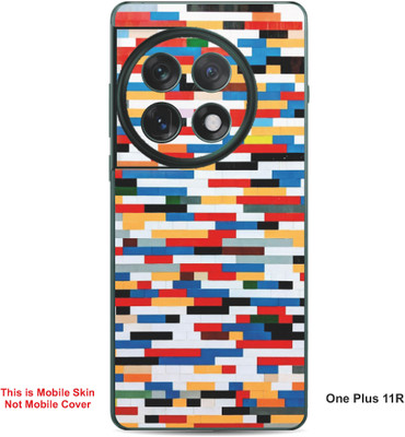 VYBE The Smart Choice One Plus 11R Abstract Embossed Mobile Skin(Opal A12)