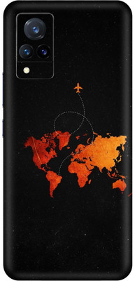 SKINADDA Vivo V21 5G Premium Vinyl Mobile Skin(Multicolor)