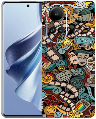AsSkin Oppo Reno 10 5g, oppo reno 10 5g Mobile Skin(Multicolor)