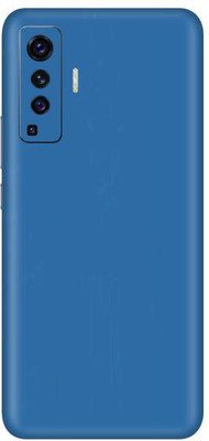 Vcare GadGets Vivo X50 Mobile Skin(Glossy Light Blue)