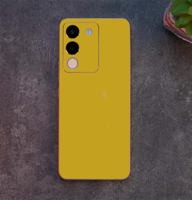BugguSkin vivo Y200 Pro 5G Mobile Skin(Ulltra Super Golden Matte Skin With High Matte Finish., Mobile Skin (Back+Side+Camera))