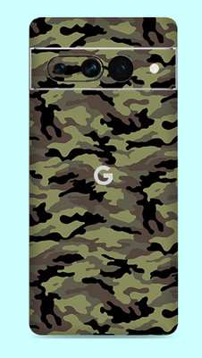 WeCre8 Skin's Google Pixel 7 Pro 5G Mobile Skin(Military Green Camouflage Multicolor Mobile Skin)