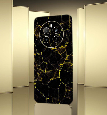 BugguSkin realme Narzo 70 Pro 5G Mobile Skin(Ulltra Super Coal Black Leather Skin With High Matte (Back+Side+Camera))