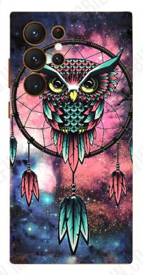 LAMHA Samsung Galaxy S23 Ultra 5G, samsung galaxy s23 ultra 5g Mobile Skin(Ultra Super Pink Owl Wrap Sticker With High Matte Finish.)