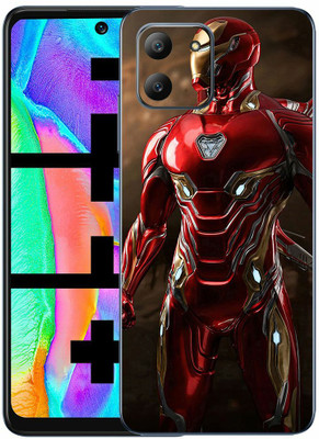 FCS Infinix Hot 11 Printed Back Skin Mobile Skin(Iron Man Skin)