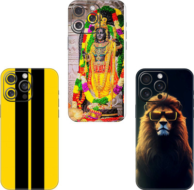 wrap craft APPLE IPHONE XR COMBO (PACK OF 3) Premium Vinyl BACK Mobile Skin(Multicolor)