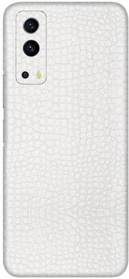 Vcare GadGets White Textured Leather vivo i QOO Z3 5G Mobile Skin(White Textured Leather)