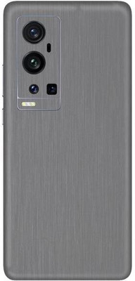 Vcare GadGets Vivo X60 Pro Plus Mobile Skin(Brushed Silver)