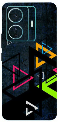 TJ CREATION VIVO T1 PRO 5G Mobile Skin(Color Triangles Skin With High Matte Finish.)