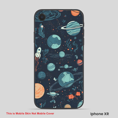 VYBE The Smart Choice iPhone XR Universal Mobile Skin(Grey Teal 3)