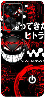 LAMHA One Plus Nord 2T 5G, one plus nord 2t 5g Mobile Skin(Ultra Super Red Graffiti With High Matte Finish.)