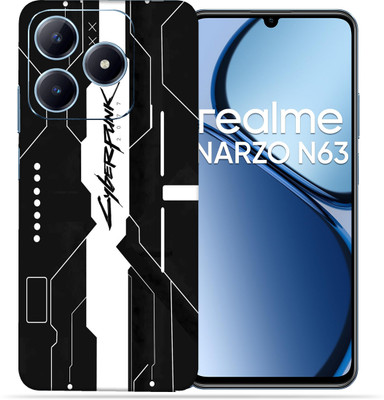 OggyBaba OggyBaba Realme Narzo N63 Mobile Skin(Black Cyberpunkh)