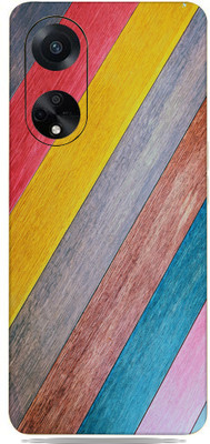 SkinoMania OPPO F23 5G Mobile Skin(Colored-Texture Multicolor Mobile Skin)