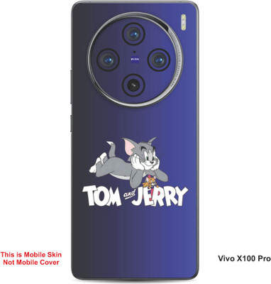 VYBE The Smart Choice Vivo X100 Pro Tom & Jerry Embossed Mobile Skin(Mulled Wine B16)