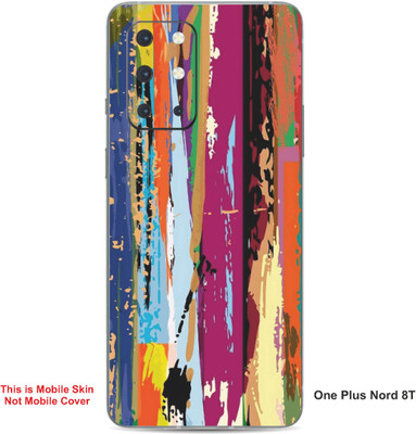 VYBE The Smart Choice One Plus Nord 8T Art Embossed Mobile Skin(Rich Maroon A16)