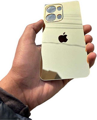 TWUAOP OPPO RENO 13 PRO 5G MOBILE SKIN ACRYLIC SHEET MIRROR BACK PANNEL APPLE LOGO Mobile Skin(Gold)