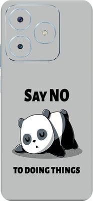 SkinoMania Realme Narzo N63 5G Mobile Skin(Say No Panda Multicolor Mobile Skin)