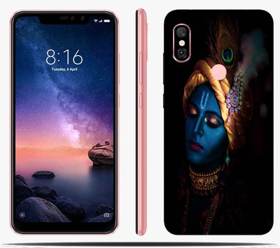 BugguSkin Mi Redmi Note 6 Pro, Enlightened Krishna, Mi Redmi Note 6 Pro Mobile Skin(Ultra Super Enlightened Krishna Skin With High Matte Finish)