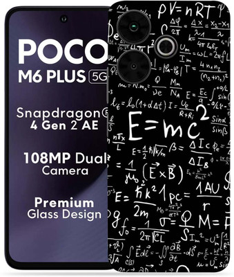 OggyBaba OggyBaba Poco M6 Plus 5g Mobile Skin(E=MC2)