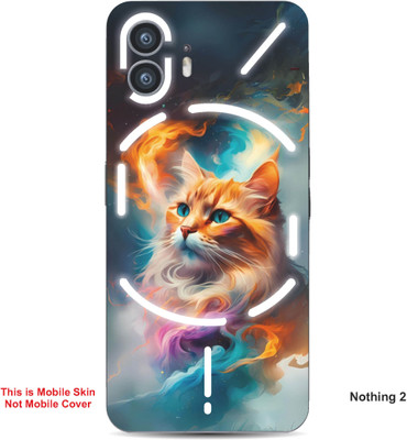 VYBE The Smart Choice Nothing 2 Cat Embossed Mobile Skin(Pale Copper 6)