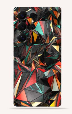 OggyBaba OggyBaba Samsung Galaxy S25 ultra Mobile Skin(Polygon-Red)